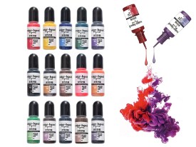 Pack 15 colorantes para yeso o cemento 